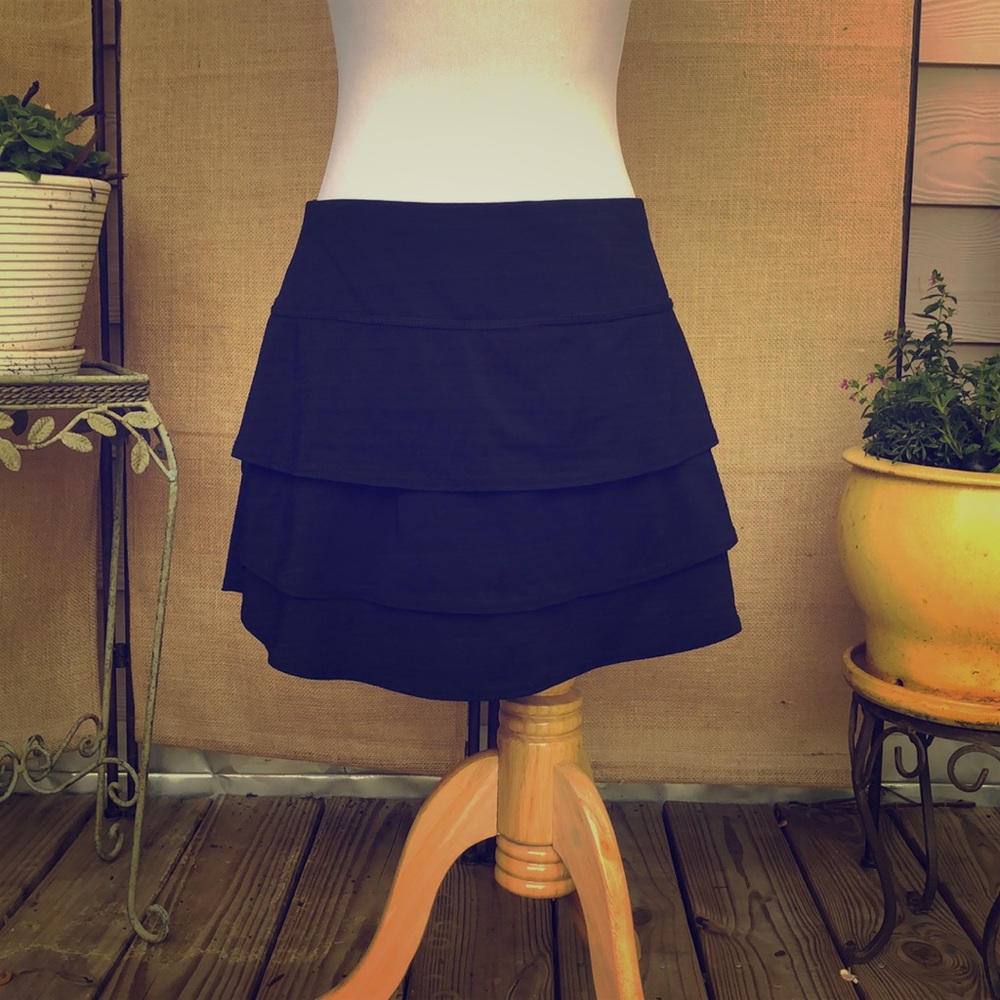 Athleta Black Running Skort